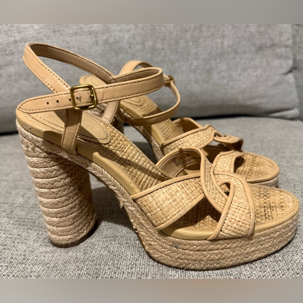 Coach Tan Platform Sandals - Picture 2 of 7